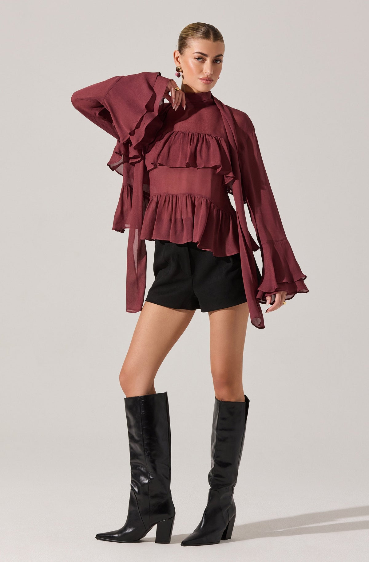 Fae Tiered Ruffle Top