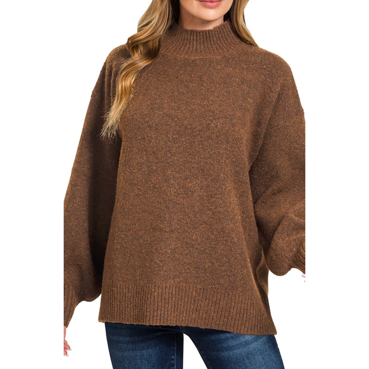 Mock Neck Sweater