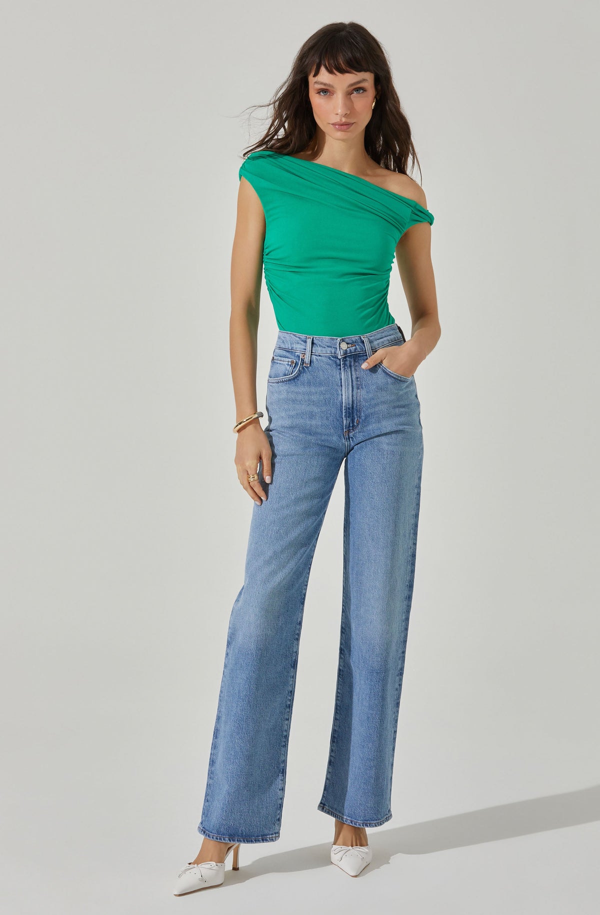 Fiora Asymmetrical Bodysuit