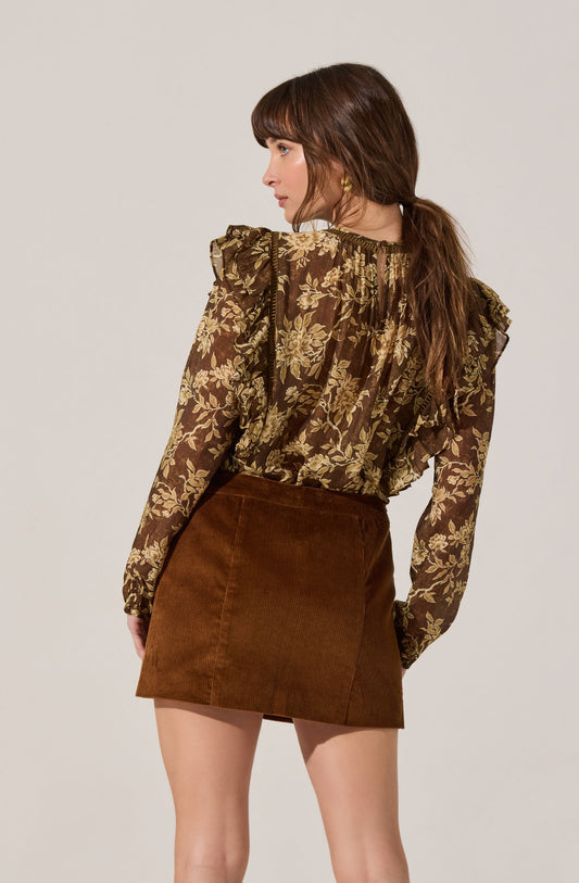Kinley Ruffle Trim Top